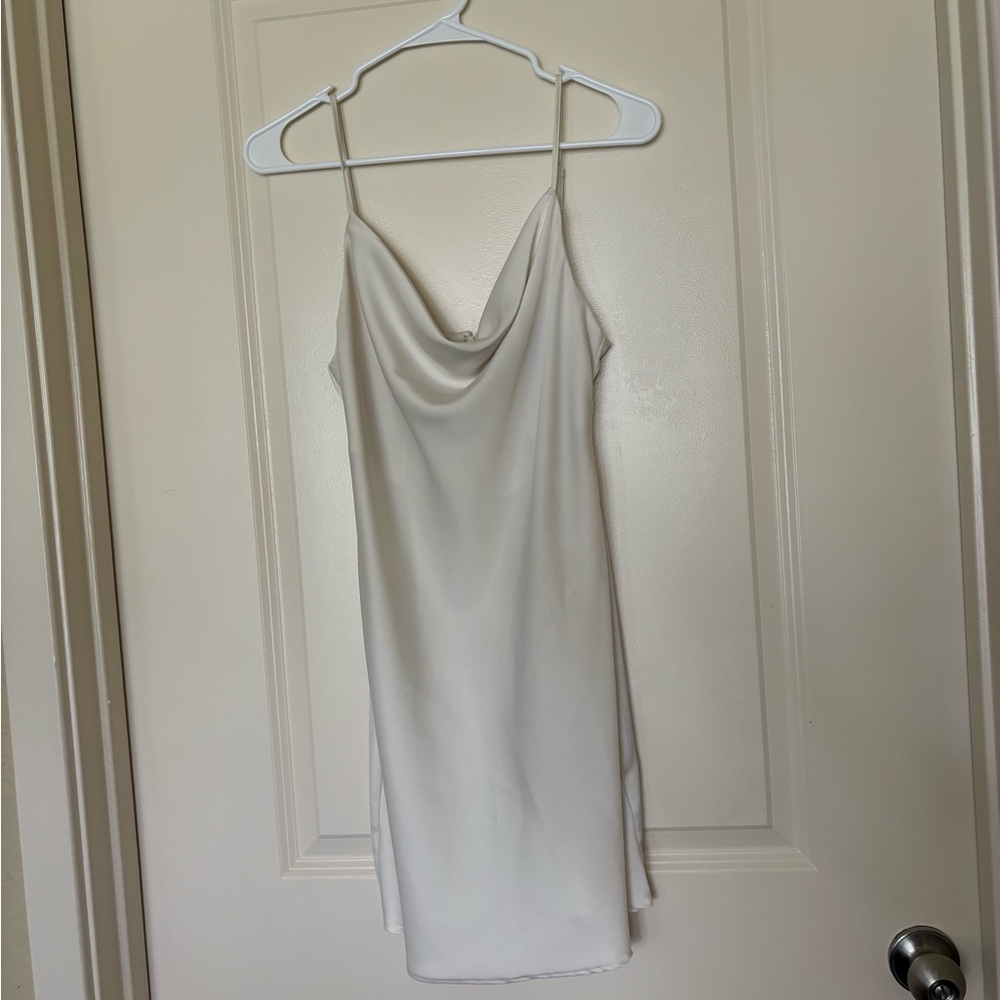 Urban Outfitters Cream Slip Dress